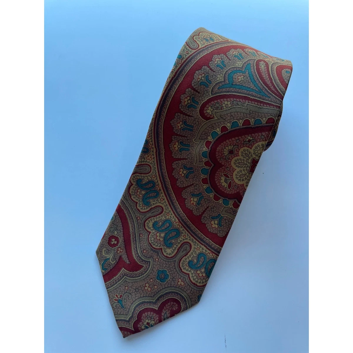 Polo Ralph Lauren Paisley 100% Silk Men display picture 1