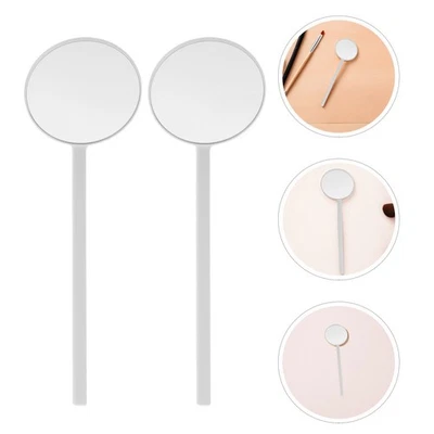 2 Pcs Eyelash Prop Mirrors Accessories Extension Eyelashes Supply - Image 1 of 4
