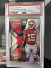 2017 Panini XR - Rookie Triple Threats Materials Patrick Mahomes II #RTTM-PM /99