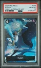One Piece CCG PSA 10 Kuzan Alternate Art #OP02-096
