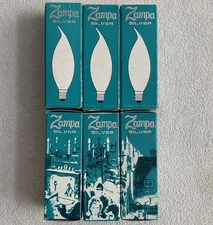 Vintage Zampa Frosted Candelabra Light Bulbs 1740KF 40W 120V Lot of 6