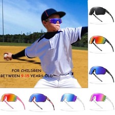 Youth Cycling Glasses Age 9-15 Teenagers Sport Sunglasses MTB Bike Goggles UV400