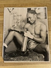 Henry Armstrong Signed Type 1 8x10 Photo Autographed Best Example I’ve Seen JSA