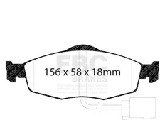 For 1999-2002 Mercury Cougar Brake Pad Set Front EBC 55842YBPJ 2000 2001