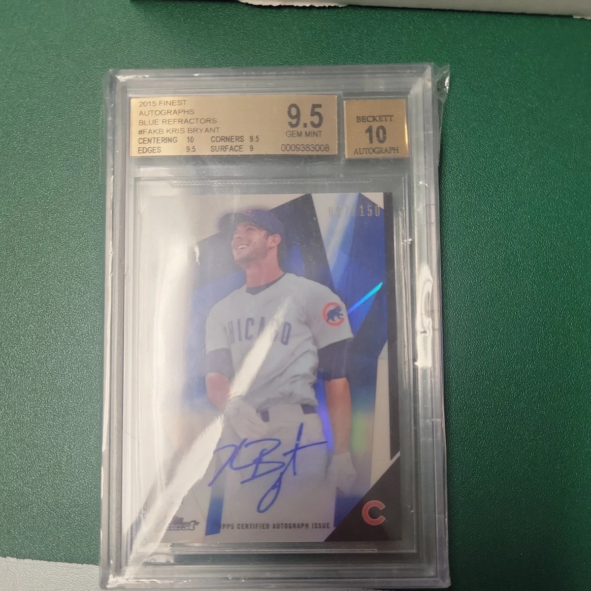 Kris Bryant 10 Graded Baseball Sports Trading Cards & Accessories