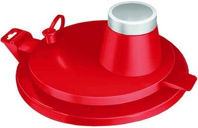 Allway Red Multitool Paint Can Lid with Wiping Edge and Pouring Spout