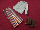 VINTAGE BARBIE KEN OUTFIT "WESTERN WINNER" NO BELT  #3378  1972