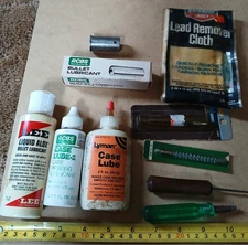 Bag of Miscellanous Gun Cleaning Products - Used