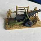 VINTAGE 1977 Matchbox MB-32 Field Gun Lesney Superfast Base Soldiers Toy Cannon