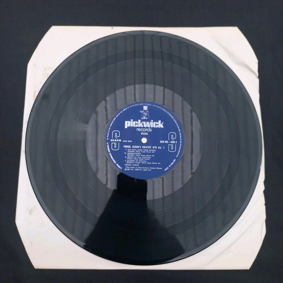 PROCOL HARUM- GREATEST HITS VOLUME TWO, SHM 956 A1 B1 EXCELLENT VINYL - Image 4 of 4