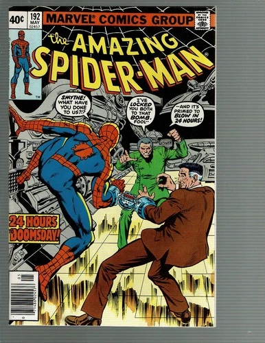 Amazing Spider-Man 192 Spidey JJJ handcuffed to a bomb VF-