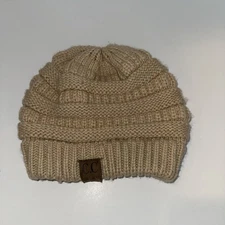 CC Beanie New Women's Knit Slouchy Thick Cap Hat Unisex Solid Color C.C Beanie