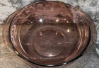 Vintage Pyrex Cranberry Glass Mixing Bowl 8.75" With Handles