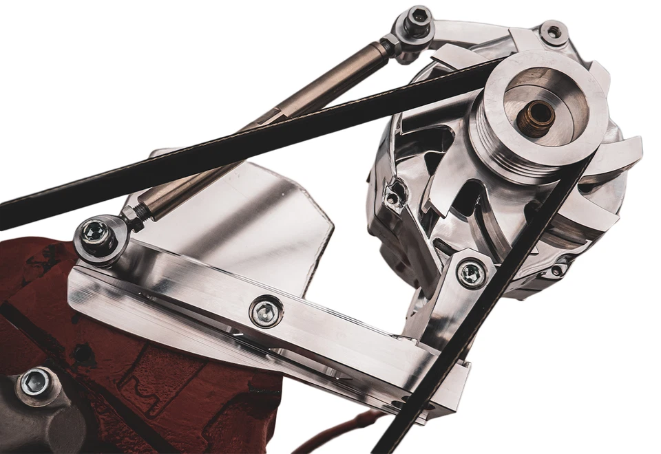 Small Block Chevy Serpentine Conversion Kit High Alternator Only COMPACT TIGHT - Image 4 of 4