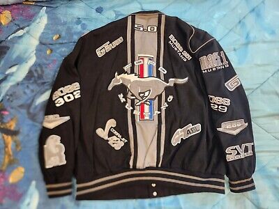 VINTAGE RARE JH DESIGN 40th ANNIVERSARY FORD MUSTANG BOMBER VINTAGE RARE JH DESIGN 40th ANNIVERSARY FORD MUSTANG BOMBER