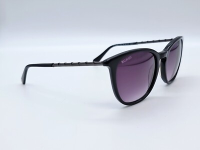 Balmain Black Frames with Purple Gradient Lenses Sunglasses Balmain Paris Black and Silver with Gradient Purple Lens  main image 2