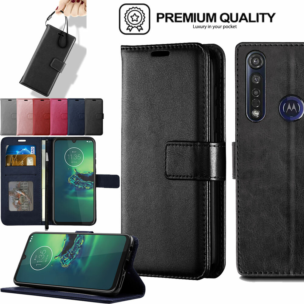 For Motorola Moto G8 Plus G8 Power / Lite Flip Leather Wallet Case