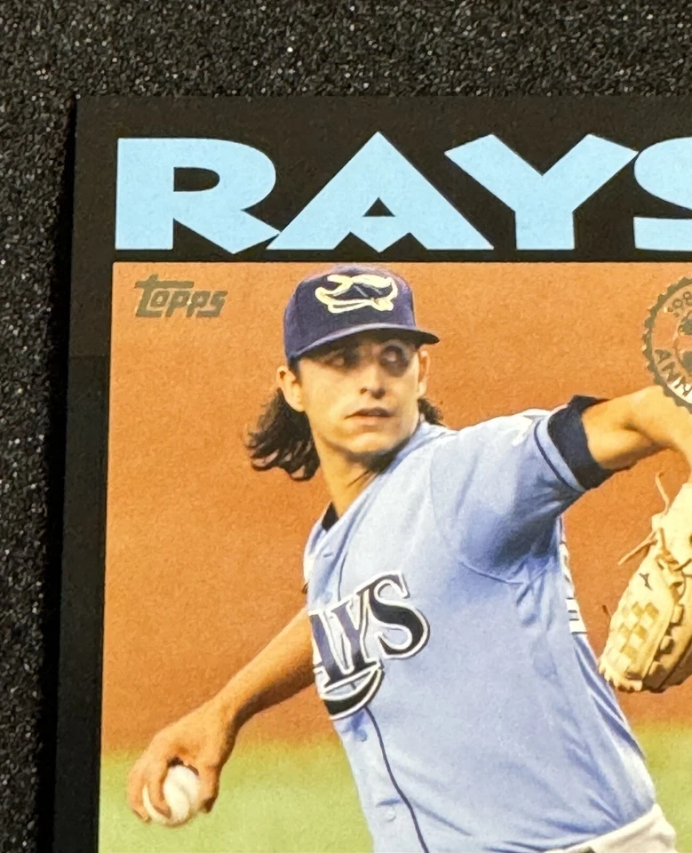 2021 Topps Update '86 Topps Black #86B50 Brent Honeywell Jr. 224 /299 - Image 4 of 4