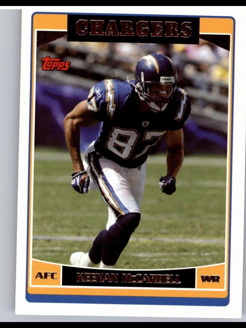 2006 Topps San Diego Chargers #SD9 Keenan McCardell