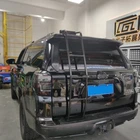 Black Rear Hatch Ladder for Toyota 4Runner 2010-2024 Premium Aluminum Alloy