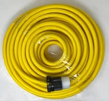 100' 10/3 Yellow power cord #SEOW for all 220V floor sanders w/30A 250V Plugs