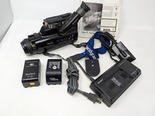 SONY CCD-FX410 CAMCORDER BLACK HANDY CAM VIDEO 8 COMPLETE BUNDLE FOR PARTS