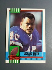 LEONARD SMITH 1990 TOPPS FOOTBALL Card # 194 C1920