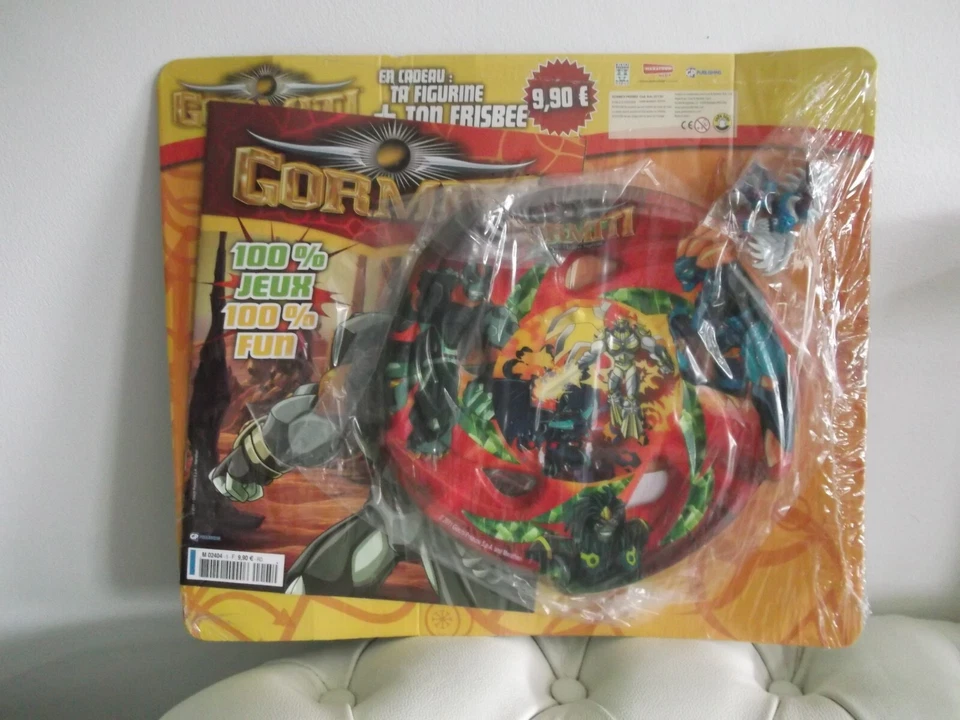 Pack NEUF FIGURINE + FRISBEE + MAGAZINE - GORMITI - L'ère de l'Éclipse Suprême - Photo 1/1