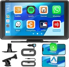 9" Apple Carplay Stereo 1080P B/up Camera Wless Android Auto HD T.scrn Ra