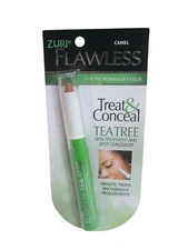  Zuri Flawless Treat & Conceal Tea Tree Skin Treatment & Spot Concealer CAMEL