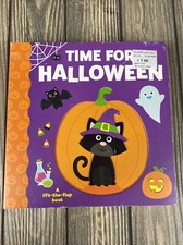 Time For Halloween A Lift The Flap Book For Kids Toddler