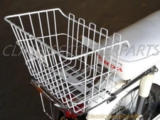 Honda C50 C70 Passport milk shopping carrier WHITE front or rear basket H2478