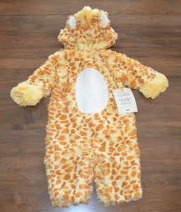 Pottery Barn Kids Baby Giraffe Halloween Costume 0 6 Months New W