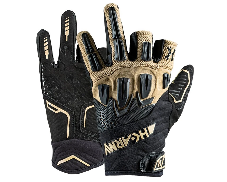 NUEVOS Guantes de Paintball HK Army Hardline Blindados Medio Dedo - Tácticos - Medianos - Imagen 1 de 1