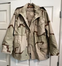 Genuine US Military issue Coat desert cold weather field jacket medium short