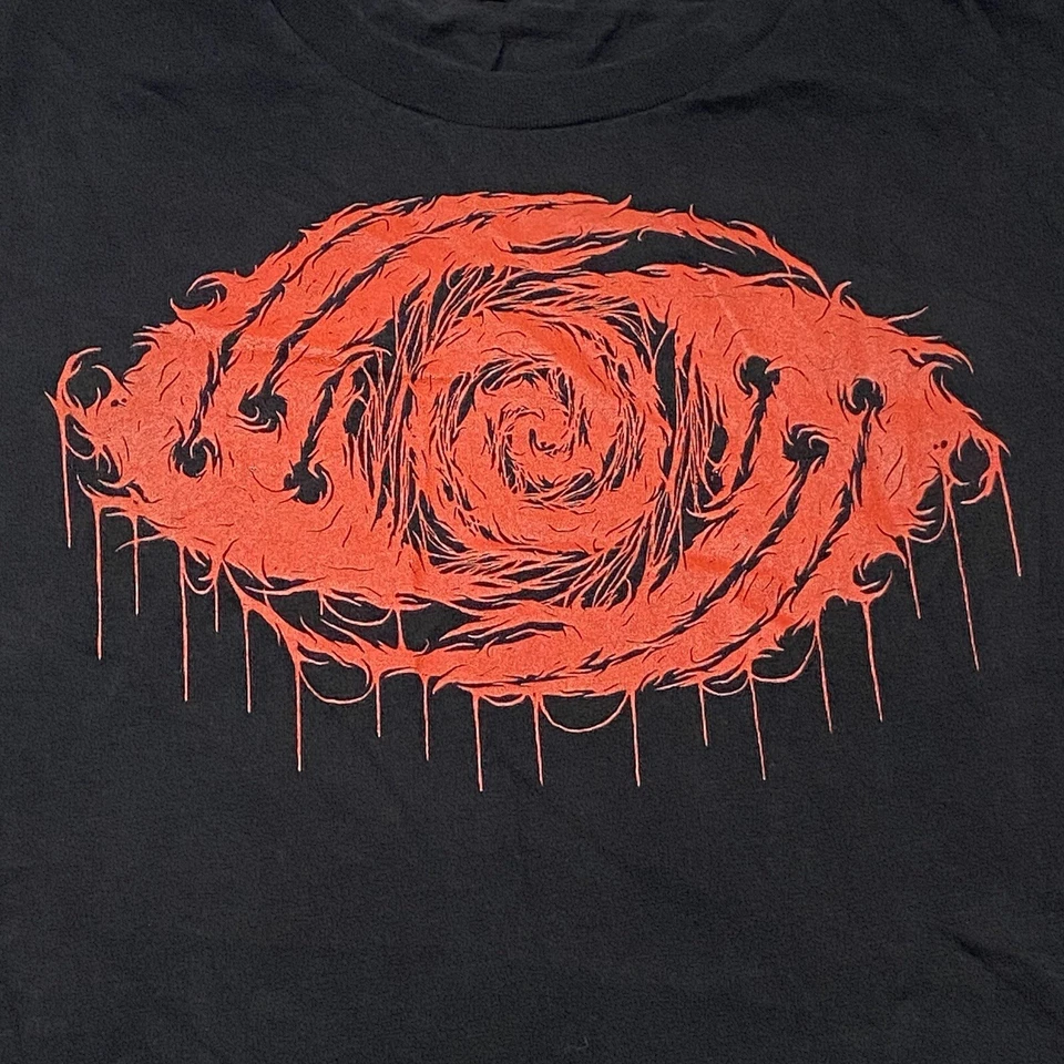 Camisa EYE Banda de Música Negra Roja Logo Gráfico Camiseta Se Ajusta Como Talla S Foto 2 de 4