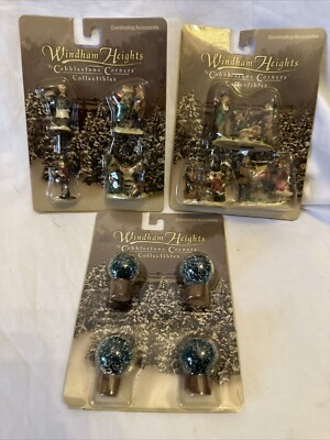 Windham Heights By Cobblestone Corners VTG Collectibles THREE packs! NIP - New