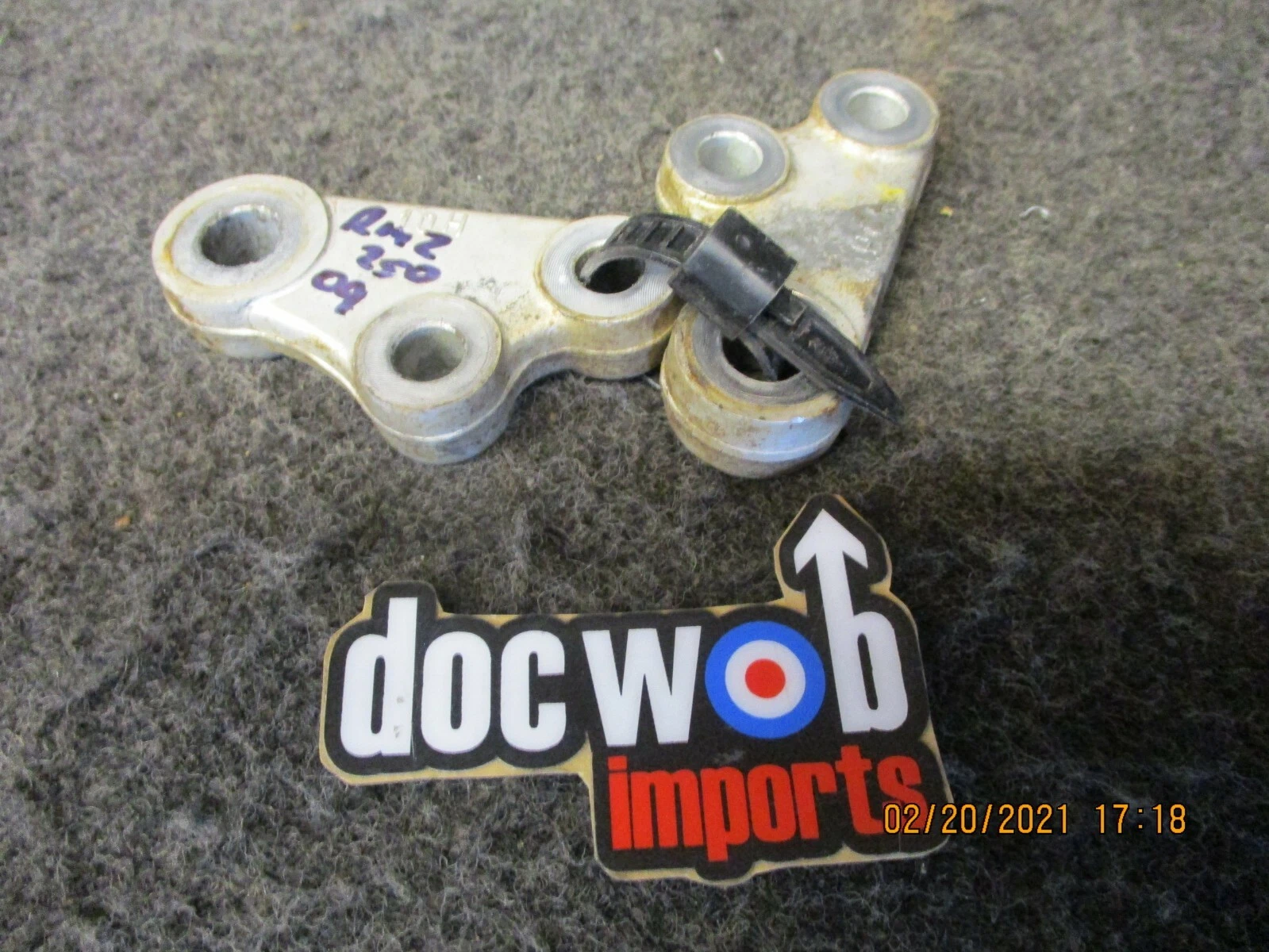 Suzuki RMZ250 2007-2009 Used genuine oem engine motor mounts RM3877