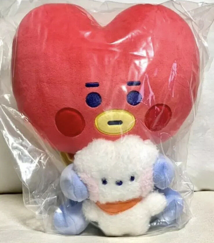 BTS BT21 TATA RJ Minini My Little Buddy Sitting Plush A Little
