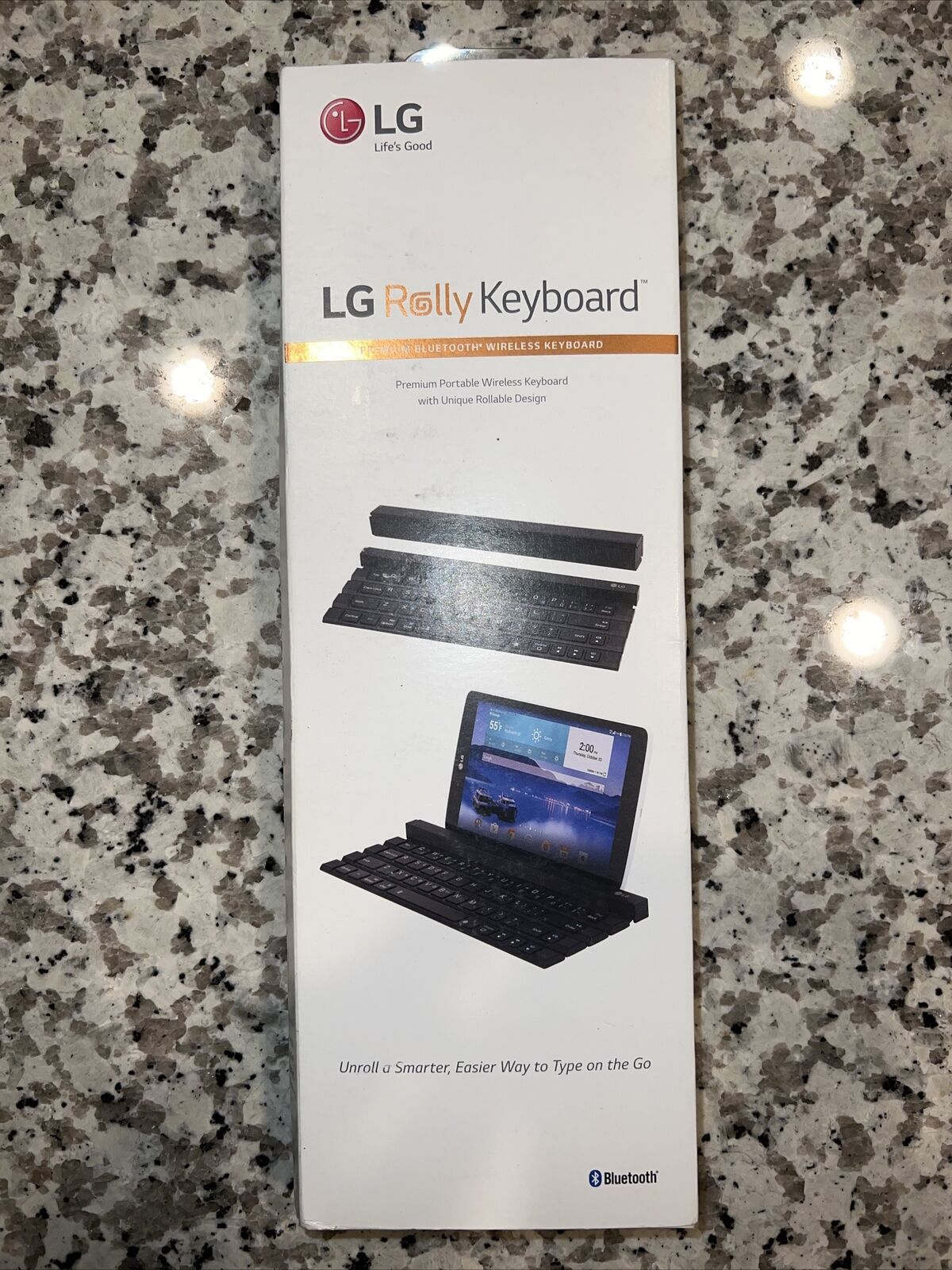Unused LG Rolly Foldable Slim Wireless Keyboard 2 KBB-710 in Retail Pkg - BLACK