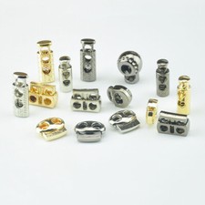 1X Metal Shoe Lace Shoelace Buckle Rope Clamp Cord Lock Stopper Run Sports Clip