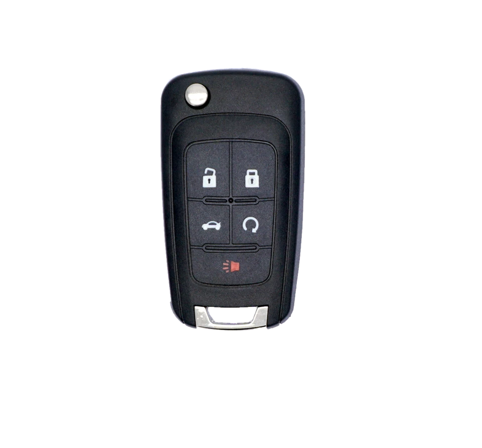 NEW FLIP KEYLESS REMOTE ENTRY FOB TRANSMITTER FOR GM CHEVY CHEVROLET 13500221 - Image 2 of 4