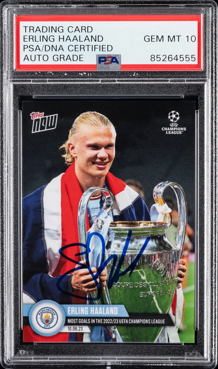 2022-23 Topps Now UCL Erling Haaland #123 | eBay