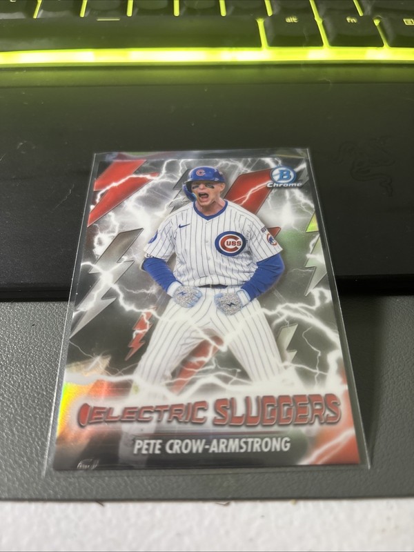 2026 Bowman Chrome Pete Crow-Armstrong Electric Sluggers Cubs ES-24