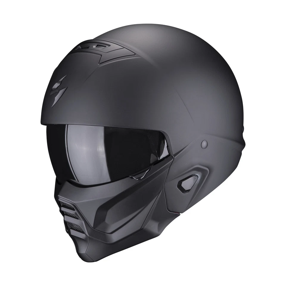 Moto Scorpion Exo-combat II Street Fighter Casque ( Noir Mat ) Taille:S (55) - Photo 1/1