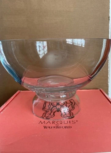 Waterford Marquis Vintage Extra Large "Tango" Crystal Footed Bowl NEW w/Box 14"
