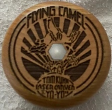 Vintage Tom Kuhn Flying Camel Wood Wooden Yoyo Butterfly
