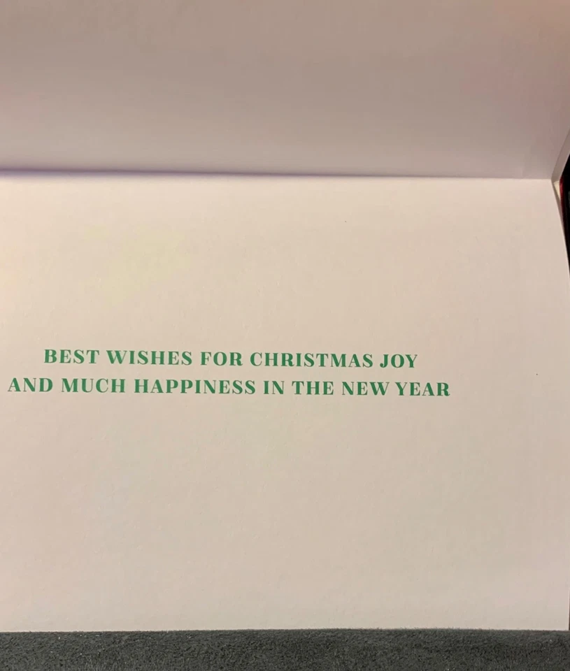 Set of 2! Papyrus Christmas Cards! Lovely Crochet Wreath! - Image 2 of 4