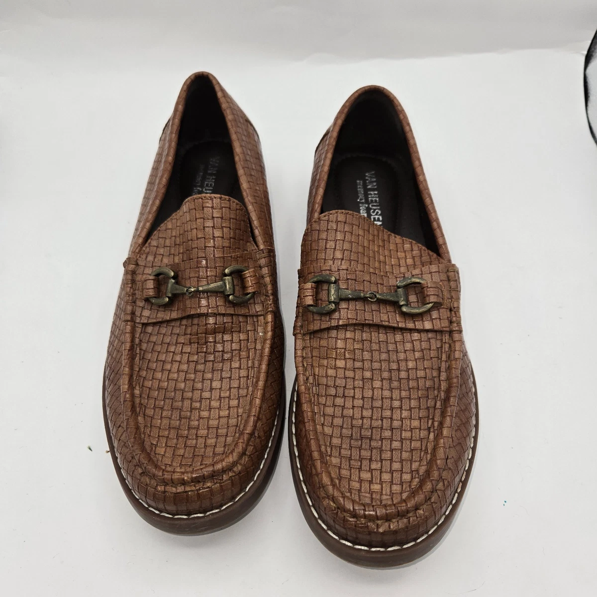 NWT Men’s Van Heusen blue/brown Loafers size 10.5 71Fw53nOeOL._AC_UY900_.jpg main image 3