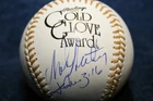 MIKE MATHENY AUTOGRAPHED SIGNED GOLD GLOVE BASEBALL ST. LOUIS CARDINALS MANAGER